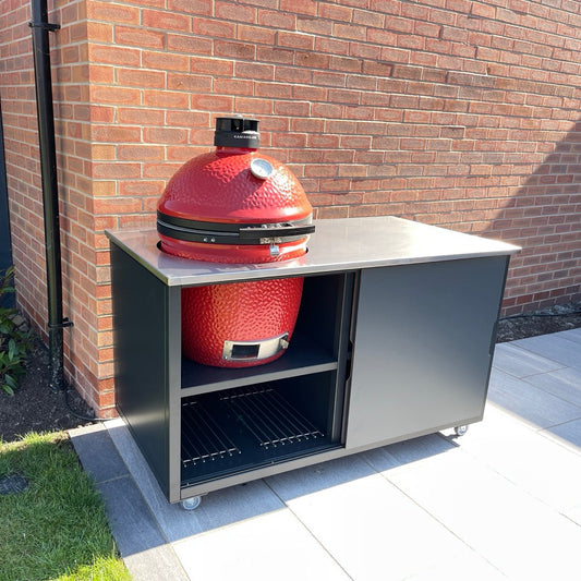 BIG4SPACE 150 outdoor kamado kitchen for Kamado Joe classic 2. Holmes Chapel. - KamadoSpace