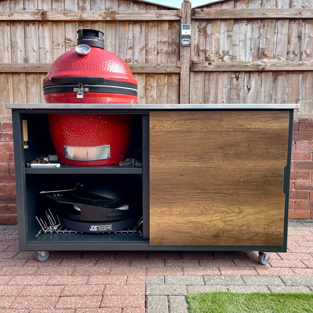 BIG4SPACE 150 Outdoor Kitchen: Perfect for Kamado Grills - KamadoSpace
