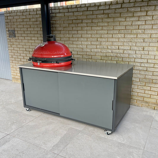 Transforming Outdoor Spaces with the BIG4SPACE 180 Outdoor Kitchen: A Perfect Fit for Kamado Joe Big Joe 3 - KamadoSpace