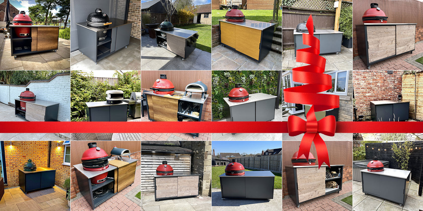 big4space outdoor kitchen - premium outdoor kitchen - kamado table - kamado kitchen - BBQ kitchen - kamadospace