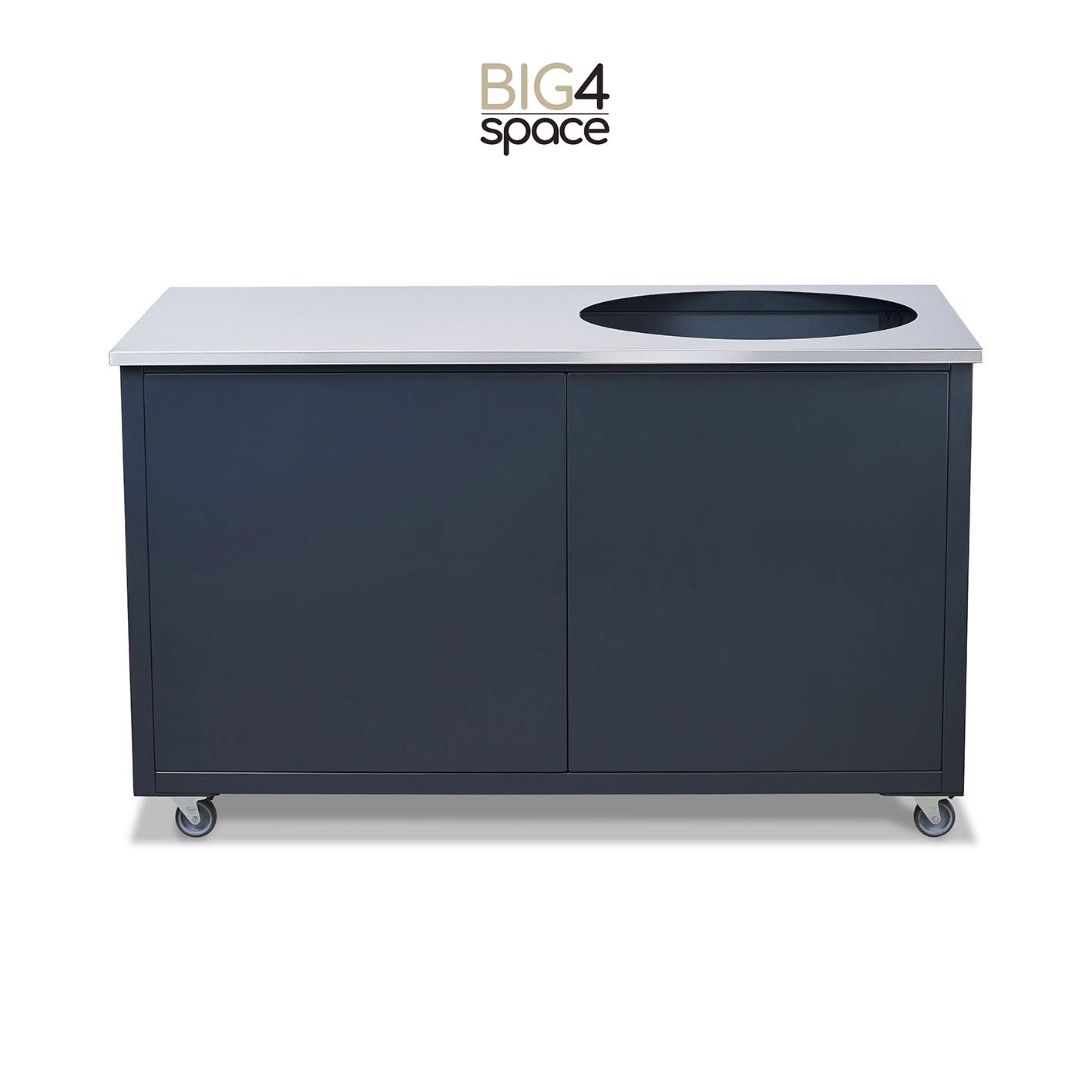 BIG4SPACE 150 kamado table carbon grey - KamadoSpace - outdoor kitchen