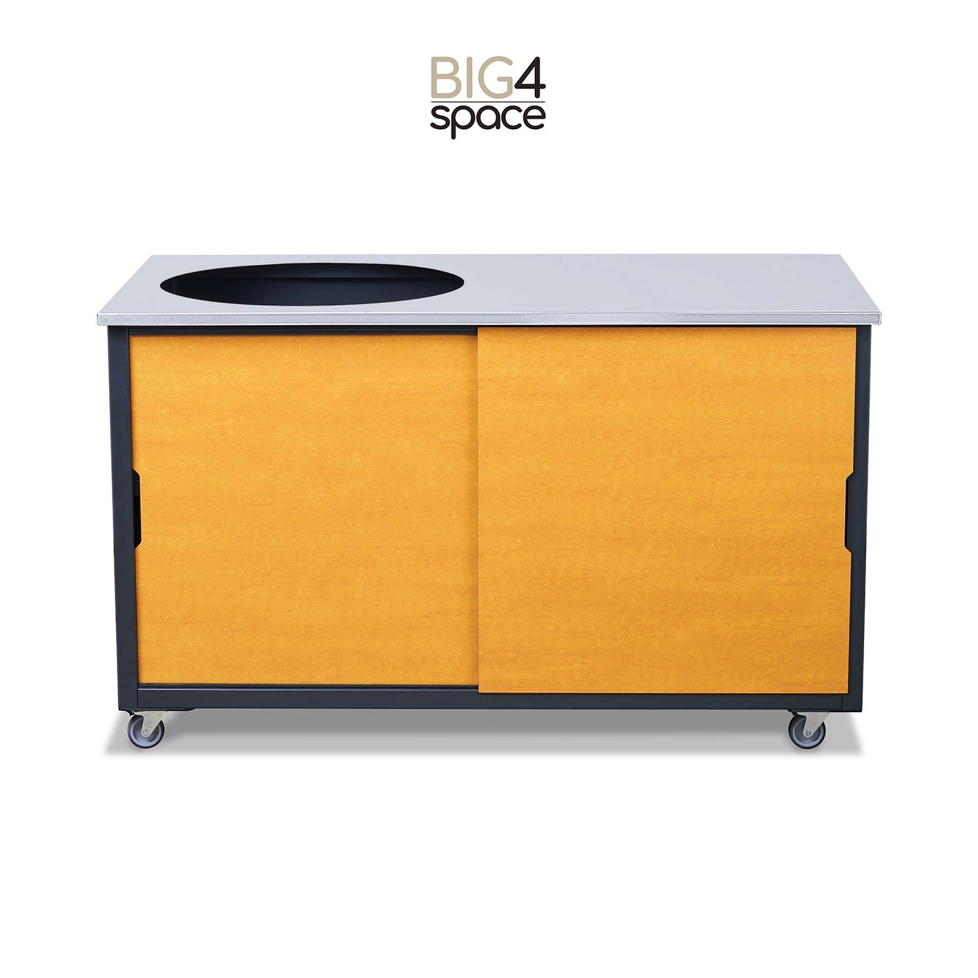 BIG4SPACE 150 kamado table sahara yellow - KamadoSpace