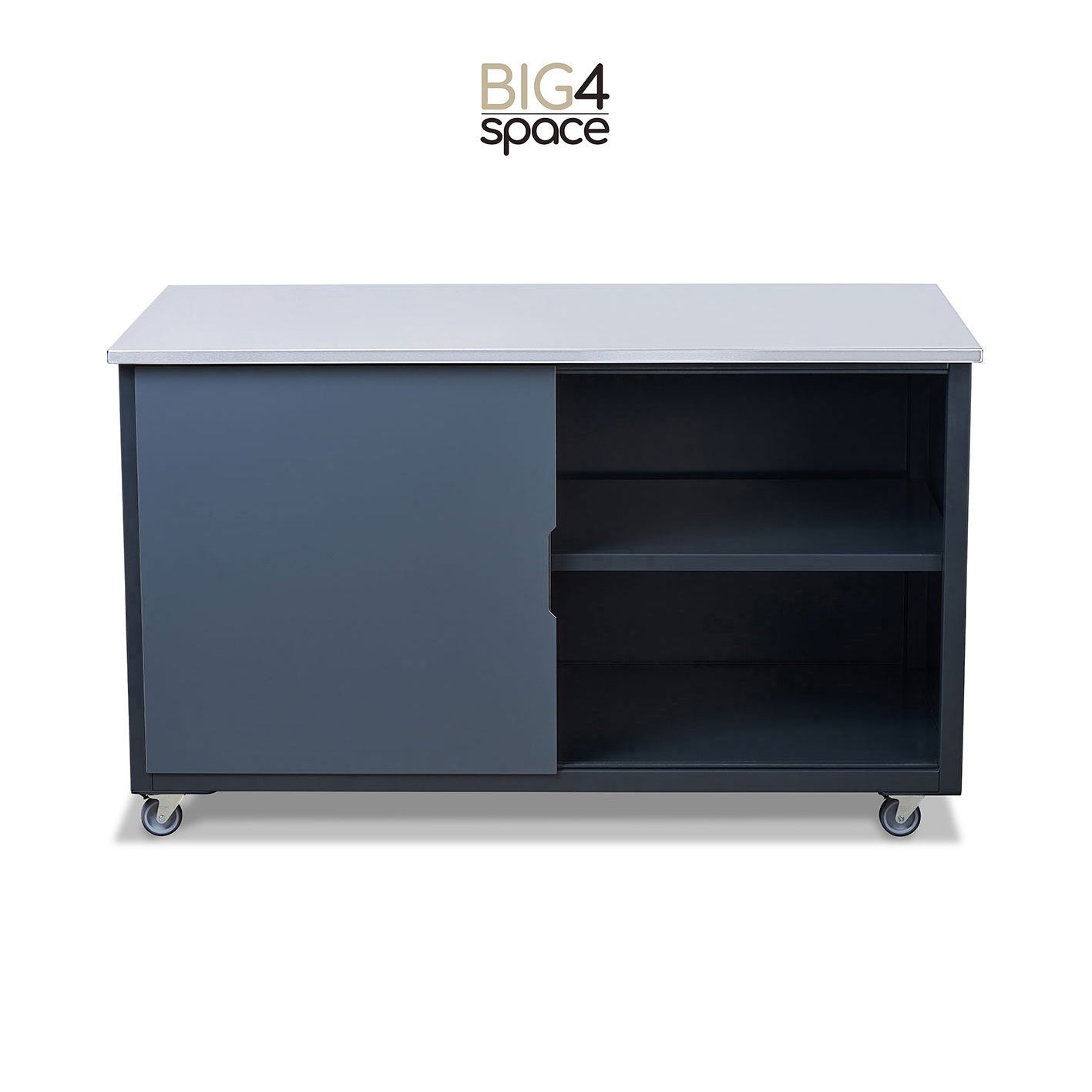 BIG4SPACE 150 pizza table carbon gray - KamadoSpace