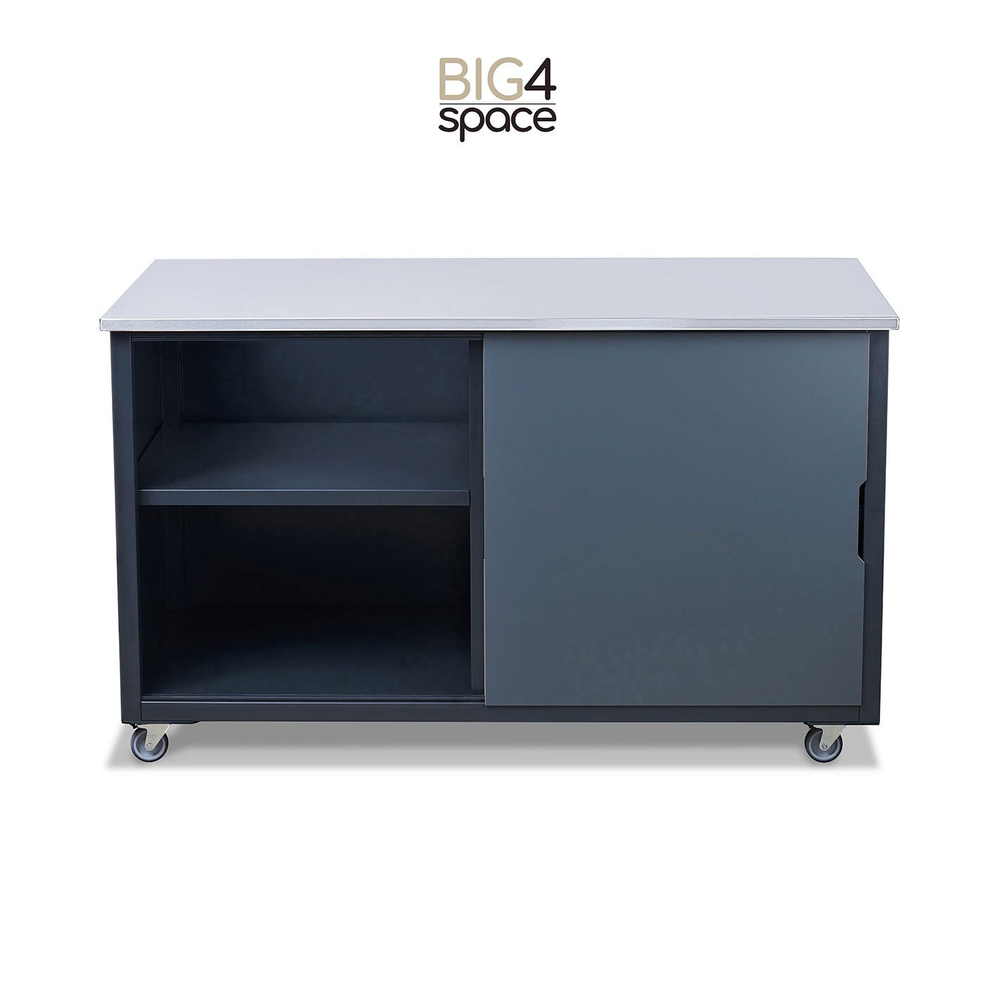 BIG4SPACE 150 pizza table carbon gray - KamadoSpace
