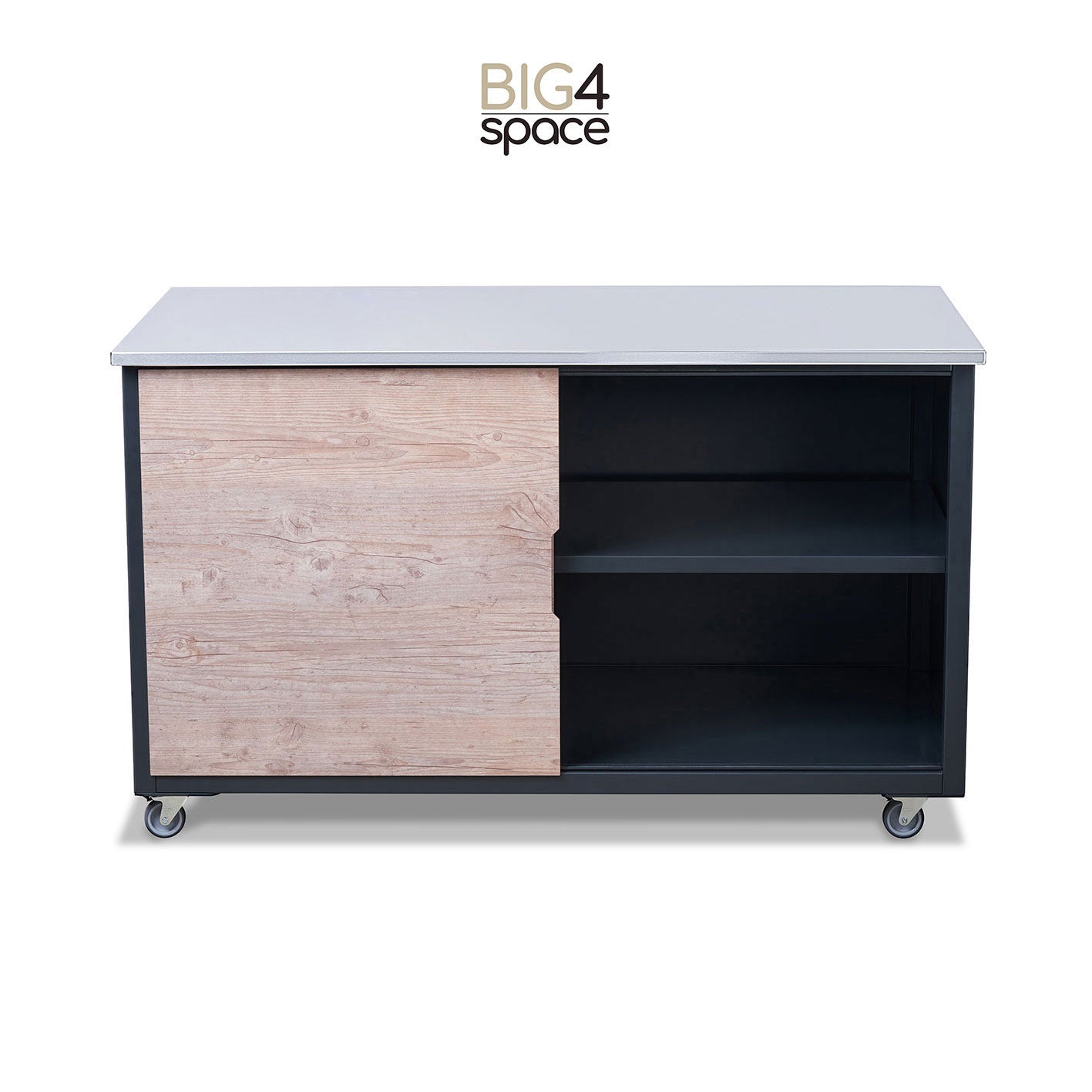 BIG4SPACE 150 pizza table fir platinum - KamadoSpace