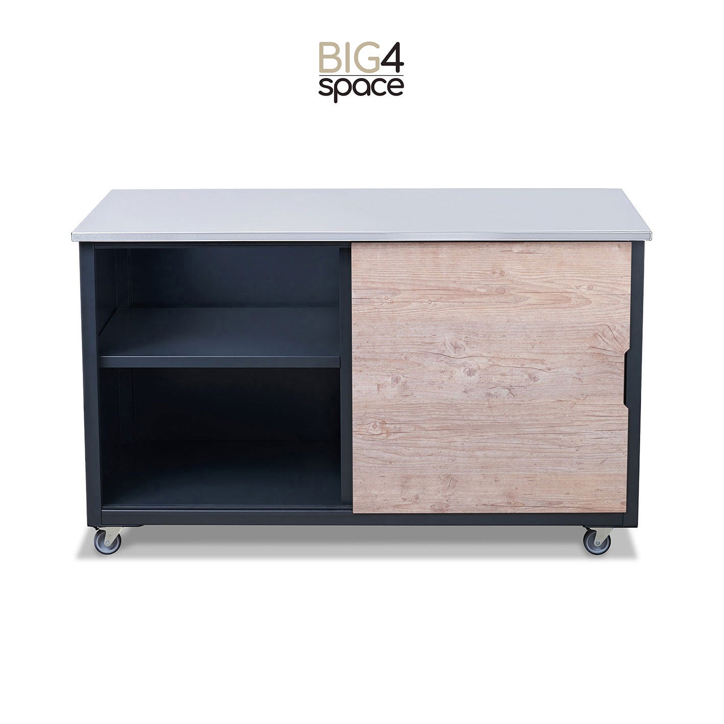 BIG4SPACE 150 pizza table fir platinum - KamadoSpace