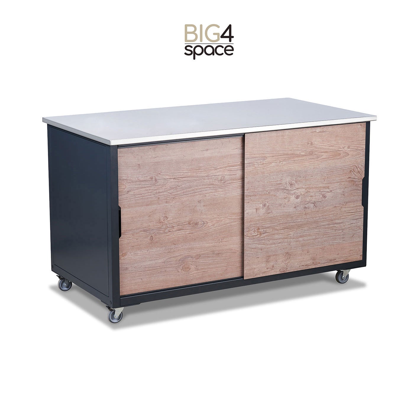 BIG4SPACE 150 pizza table fir platinum - KamadoSpace