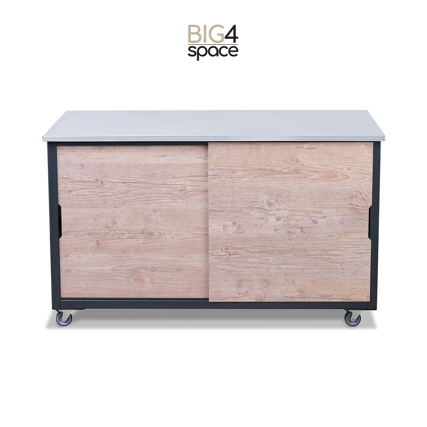 BIG4SPACE 150 pizza table fir platinum - KamadoSpace