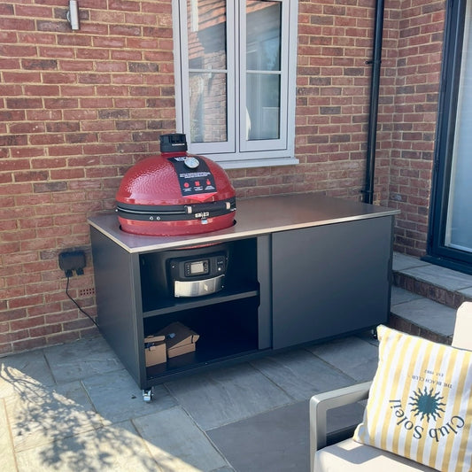 Kamado Joe Big Joe Konnected Outdoor Kitchen by KamadoSpace - BIG4SPACE 180 Customer Setup - KamadoSpace
