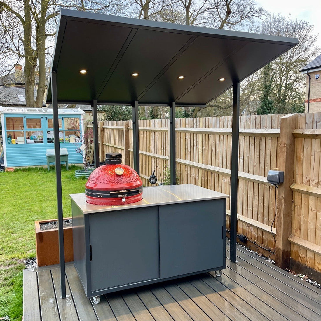 The Perfect Pair: BIG4SPACE BBQ Gazebo and BIG4SPACE 150 Kamado Kitchen - KamadoSpace