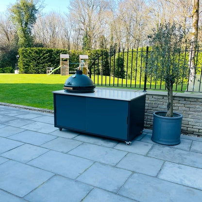 BIG4SPACE 180 Kamado Table for Big Green Egg XL – Premium Outdoor Kitchen - KamadoSpace